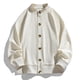 thumbnail image 2 of Kalauyu Men's Lightweight Sweatshirt Casual Long Sleeve Sweatshirts Button Down Fall Shirts, 2 of 9