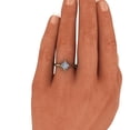 thumbnail image 3 of 1.00 Ct Solitaire Princess Shaped Diamond Wedding Rings for her Solid 14K Yellow Gold, 3 of 6