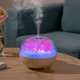 thumbnail image 5 of Naiovety Humidificador de aire, difusores de Aroma de flores, generador de niebla de luz nocturna, difusor de escritorio de 180ml, herramienta Aromaterapia y Aceites Esenciales Rosado, 5 of 6