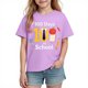 thumbnail image 1 of Camiseta Gráfica de Manga Corta Linda para Niños Niños Niñas, Temporada Escolar Impresión Tee Vestir de Verano Casual, 1 of 9