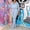 Blue, variant on WILLBEST Winter Coats for Women Womens Coatigan Long Spring and Summer Women's Casual Sportswear Two Piece Long Sleeved Suit