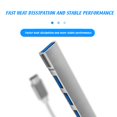 thumbnail image 3 of VONKY USB C Hub 4-Port USB C Hub Multi-port Adapter for Desktop Computer PC Notebook Mobile Phones Silver, 3 of 6