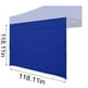 thumbnail image 3 of Pared lateral instantánea para toldo de patas rectas de 3 x 3 m | Pared de protección solar y contra el viento de 300 x 300 cm | Blanco, rojo, verde y azul | Compatible con cenadores y refugios, 3 of 7