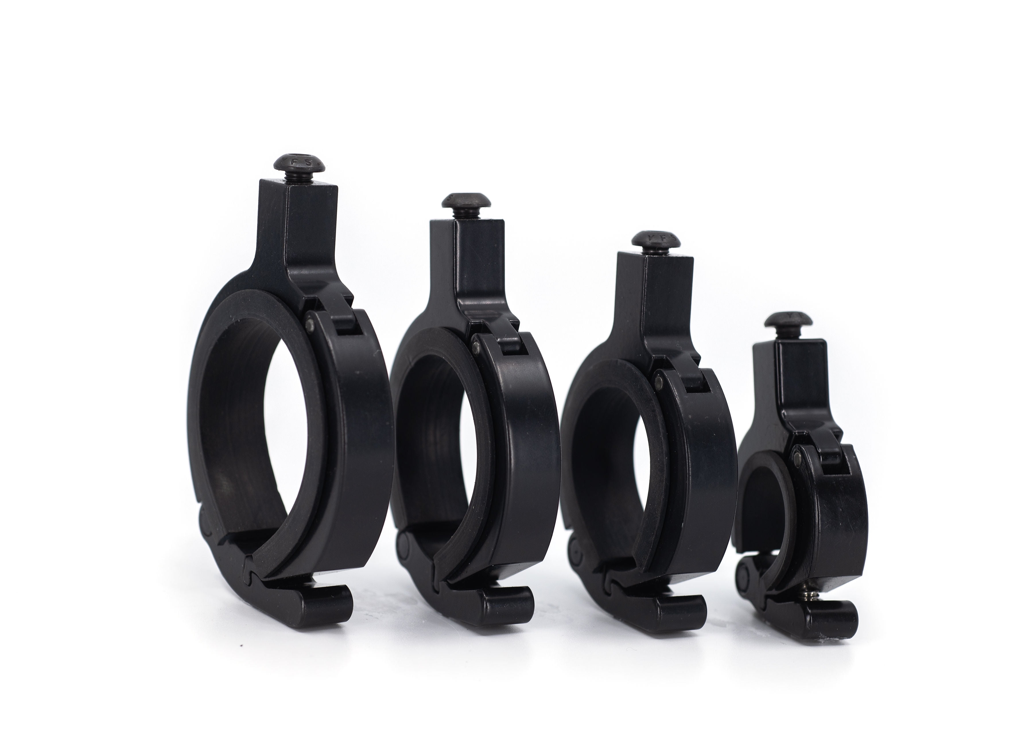 Roll Bar Fastener - 3/4 to 1 inch diameter - Black.  TKO Clamping Systems