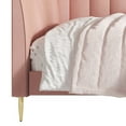 thumbnail image 5 of Home Design Delano Twin Upholstered Daybed, Vertical-Channel Tufted Daybed for Adult, Pink, Easy Assembly, 5 of 5