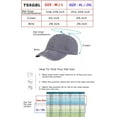 thumbnail image 6 of vintage cotton washed baseball caps unstructured low profile adjustable distressed dad hat for men women s-m-l-xxl, 6 of 6