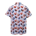 thumbnail image 4 of Adult Men Polo Shirts Short Sleeve Button Tee Shirts Basic Red Men Casual Outfits, 4 of 8