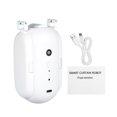 thumbnail image 2 of Robot Cortinero Inteligente KKmoon con Control WiFi, Instalación Sin Rieles, Compatible con Asistente de Voz y App Móvil, Temporizador Incluido, Tipo T-Rail, 1 Unidad, Batería Recargable de Larga, 2 of 6