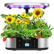 WhizMax Smart Indoor Herb Garden Kit, 12 Pods Hydroponics Growing System up to 30" with Pump System