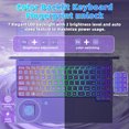 thumbnail image 4 of Fsjun 16" Purple Laptop, Color Backlit Keyboard, Fingerprint, (Win 11 Pro + Office 2019), Celeron N5095, 12GB DDR4 RAM, 512GB SSD, 2K FHD IPS Display – Lightweight Laptop for Study & Work, 4 of 10