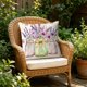 thumbnail image 5 of YiJuHui Summer Decorative Pillow Covers 45x45cm Floral Pattern Soft Breathable Cushion Case for Sofa Bedroom Patio Living Room Decor Home Accents, 5 of 5