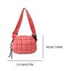 thumbnail image 2 of Bolso Acolchado A Cuadros Cruzado Femenino Color Sólido para Mujer, 2 of 6