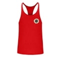 thumbnail image 4 of Sentmoon Débardeurs pour Hommes et Chandails Sans Manches à Col Rond d'Été Évacuant l'Humidité pour Hommes avec Imprimé Compression Ample Grande Taille Vêtements pour Hommes Hawaïen pour la Course par Temps Chaud Rouge m, 4 of 5