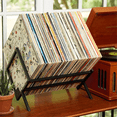 thumbnail image 3 of Record Storage Racks - Easy Assembly Vinyl Record Holder Stand 100Lps Sleek Matte Black LP Holder Stand, 3 of 7