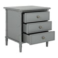 thumbnail image 3 of Safavieh  Mina Modern Coastal 3-Drawer Grey Bamboo Nightstand, 3 of 10