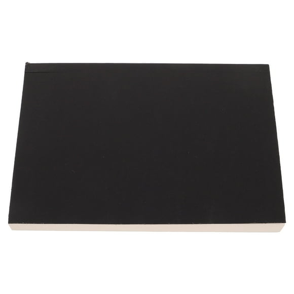 HONMEET Thick Paper Notebook With Blank Pages Black Prevent Ink Bleedthrough 1Set