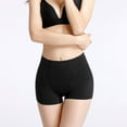 thumbnail image 2 of VISALY Seamless Penties Tummy Control Pantiesboxer Shorts Plastic Pants Large Size High Waist Butt Lifting Pants Ladies Underwear Pants Breathable Panties Soft Pants for Women Black L, 2 of 9
