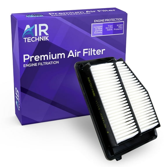 AirTechnik CA11113 Replacement Engine Air Filter  Fits 2013-2015 Acura ILX L4 2.0L, 2012-2015 Honda Civic L4 1.8L - 17220-R1A-A01