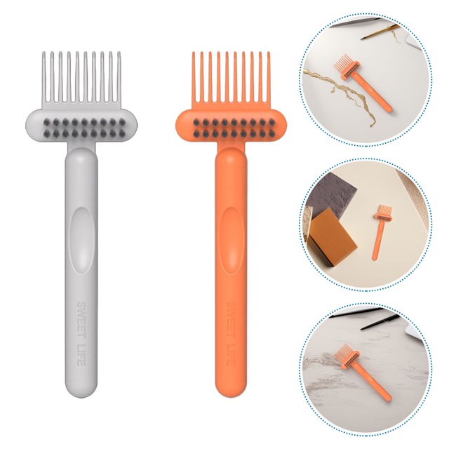 FUTUREORYY 2Ud Cepillo Y Herramienta Para Limpiar Pinceles Y Peines De En Casa