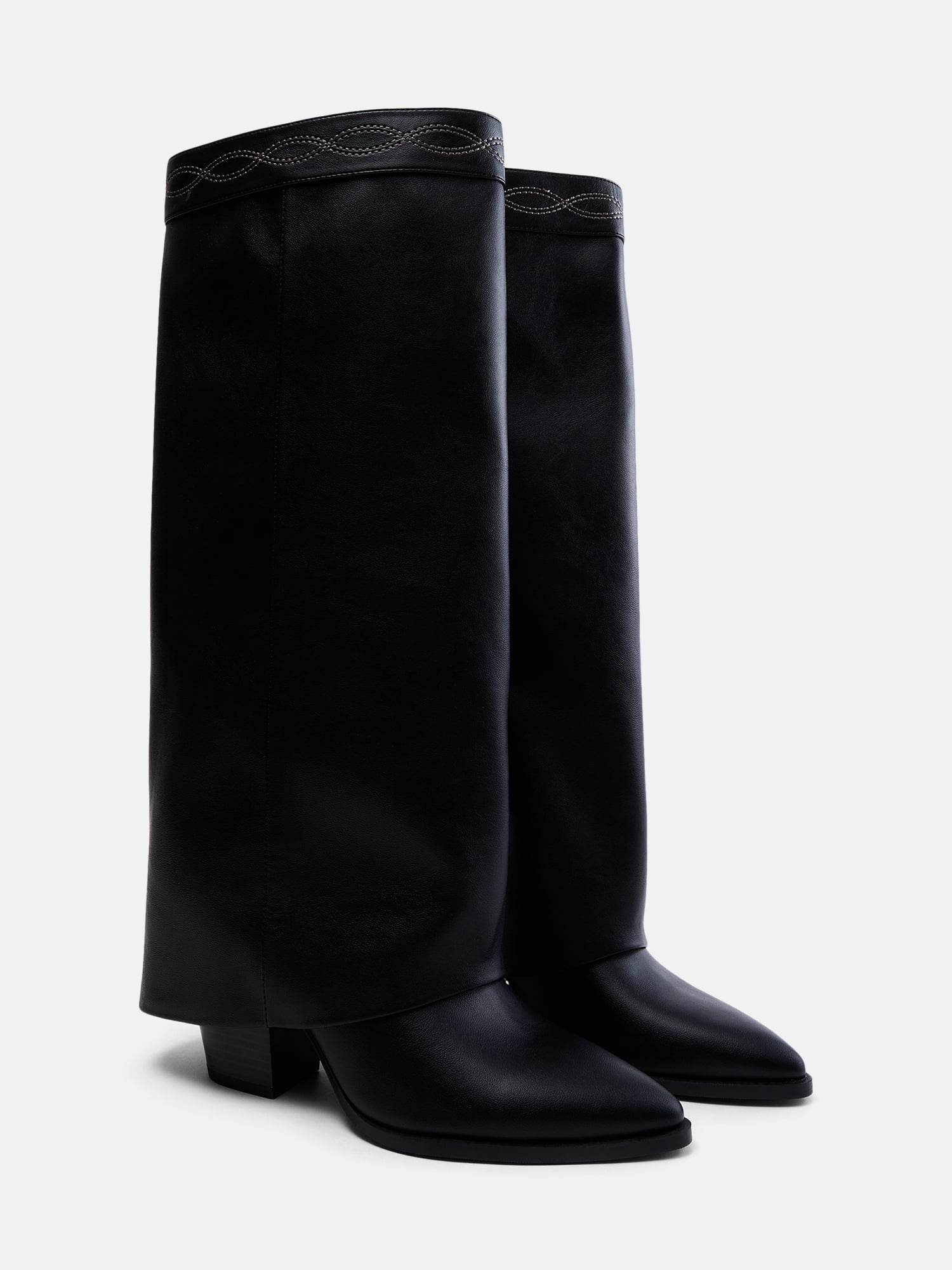 No Boundaries Women's Tall Foldover Cuff Boots