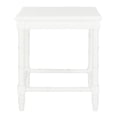 thumbnail image 3 of SAFAVIEH Liviah 22 in. High Modern Coastal Bamboo Accent Table, White, 3 of 8