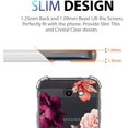 thumbnail image 4 of Samsung Galaxy J3 Prime Phone Case Clear with Flowers Design Shockproof Bumper Protective Case for Galaxy J3 Luna Pro/ J3 eclipse/ J3 mission/ J3 Emerge/ J3 2017/ J3 Express Prime 2 Floral Girly Cover, 4 of 7