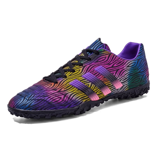 Zapatos De Entrenamiento De Fútbol Zapatos de fútbol para adultos, zapatos de fútbol unisex de malla, accesorios para exteriores (38 morado) Ehuebsd Para Estrenar