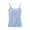 Blue, variant on Women's Plus Size Yoga Dance Top, Thin Spaghetti Strap Sleeveless Tank with Built in Bra, Sports Camisole for Workout or Daily Wear, Breathable and Stretchy Blue XXXXXXL