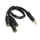 thumbnail image 5 of Cable divisor auxiliar de audio 3,5 mm macho a 3,5 mm hembra 3 salidas para auriculares Hugo, 5 of 10
