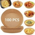 thumbnail image 1 of Fiudx Recipientes de Papel para Freidora de Aire, Placas Gruesas Que No Se Limpian, Diseño Resistente a Altas Temperaturas, Fácil Extracción de Alimentos, Uso Versátil En La Cocina, Freidora de Aire, 1 of 6