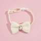 thumbnail image 1 of Zhuge Collar para gatos con hebilla ajustable, suave, para perros pequeños o gatos (blanco, talla M), 1 of 4