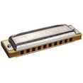 thumbnail image 2 of Hohner Harmonica 532 Blues Harp MS - Key of A Bundle with Key Stickers, Harmonica Beginner Manual, and Austin Bazaar Polishing Cloth, 2 of 4