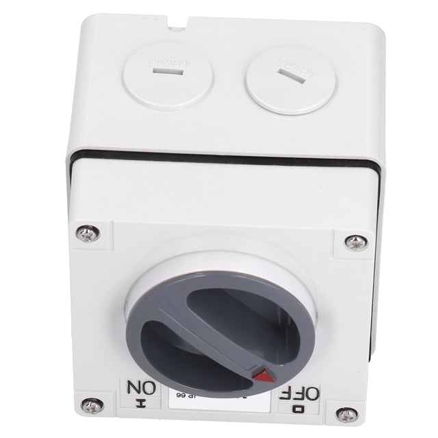 Componentes de control industrial, zócalo de interruptor impermeable para exteriores, zócalo de interruptor impermeable para exteriores, interruptor a prueba de polvo, construcción robusta