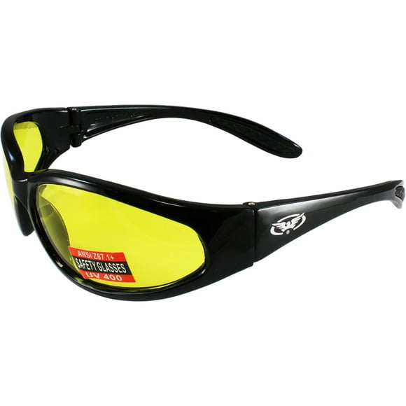 Color:Black Frame/Yellow Lens Hercules are the riding glasses you will lose before you break.