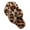 Brown Leopard, variant on Ginisom Women's Fuzzy Slippers Cross Band Fluffy Open Toe House Slide Slipper