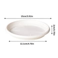 thumbnail image 3 of ACDANC 6-Pack Thick Durable Plastic Plant Trays - Large Deep Saucers for Indoor Outdoor (15x2cm), 3 of 7
