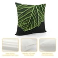 thumbnail image 4 of YINGXI  Leaves Throw Pillow Cover Palm Tropical Botanical Foliage Forest Hawaii Wild Green Home Decor Pillowcase Cushion Cover  20x20in, 4 of 5