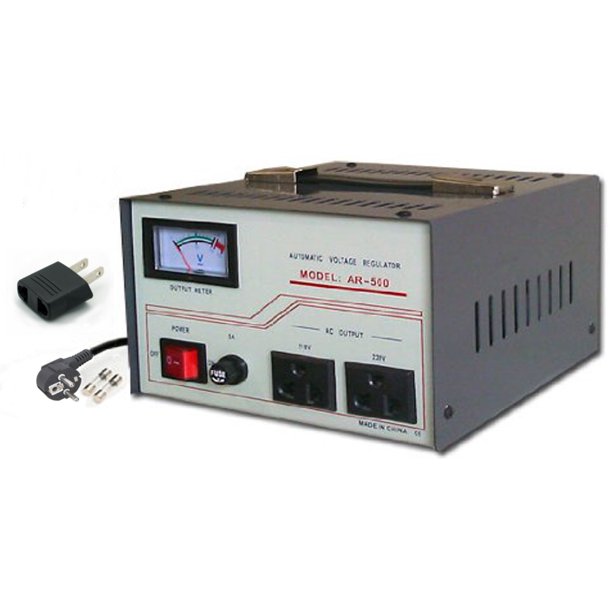 500 Watt Voltage Converter with Stabilizer AR500 500W 110220 Volt