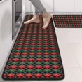 thumbnail image 2 of Kitchen Rugs Sets Of 2,Multicolor Christmas Pattern Anti Fatigue Kitchen Mat Rugs Non Slip Washable,Decorative Kitchen Floor Mats for Kitchen,Sink,Laundry,17"x47"+17"x47", 2 of 5