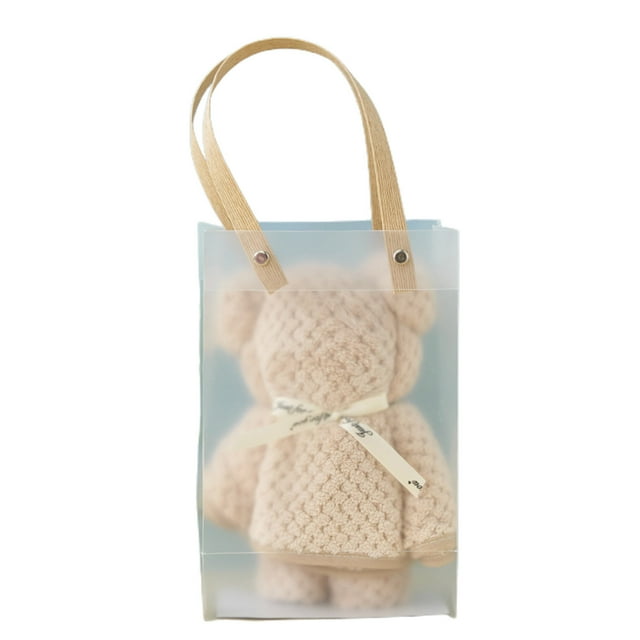 Sentmoon Up to 90% Off Ingenious Warp Knitted Pineapple Reseau Towel Gift Bear Towel High Density Coral Fleece Gift INS Style Deals of the Day Clearance Prime