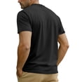 thumbnail image 6 of Dwellite Mens Pullover T Shirts Basic Short Sleeve Lightweight Tshirt Casual Crew Neck Solid Shirts for Men Black M, 6 of 6