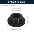 thumbnail image 3 of Unique Bargains 6 Pcs Black Plug Holes, H25 Rubber Button Plug for 24mm/0.94' Hole, 3 of 6