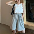 thumbnail image 5 of Jean Shorts Womens Casual Embroidered Pocket Solid Letter Oversized Bermuda Cargo Board Gym Grey Bottoms Sizes 2XL, 5 of 6