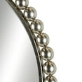 thumbnail image 5 of CosmoLiving by Cosmopolitan 36" x 36" Silver Beaded Wall Mirror, 5 of 13