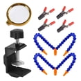 thumbnail image 1 of a Herramienta de soldadura de mano Soporte de para manualidades Estación de joyería con abrazadera Baoblaze Terceros brazos de manos amigas, 1 of 8