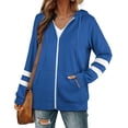 thumbnail image 1 of Sudaderas con capucha de manga larga activa para mujer con cremallera y bolsillo S-2XL Adepaton WMZL-2181-22, 1 of 1