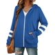 thumbnail image 1 of Sudaderas con capucha de manga larga activa para mujer con cremallera y bolsillo S-2XL Adepaton WMZL-2181-7, 1 of 1