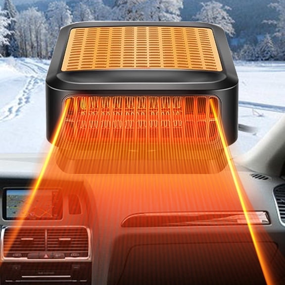 Car Heaters for Vehicle, 12V 200W Fast Heating and Cooling for Car Portable Car Heater and defroster That Plugs into Cigarette Lighter for Car 360° Rotary Car Defroster Windshield Heater