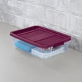 thumbnail image 2 of Sterilite 38L Modular Stackers, Violet Magenta, 2 of 3