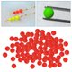thumbnail image 1 of 100x Dia 6/7/8.3mm pesca flotante Bobber pesca Bobbers accesorios flotante herramienta fluorescente pesca flotador , rojo 6,0 mm rojo 60 mm Macarena flotadores de pesca, 1 of 8